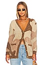 view 1 of 4 Talon Cardigan in Beige Camo