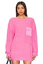 view 1 of 4 Devin Sweater in Malibu Pink