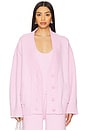 view 2 of 5 Carley Cardigan in Ballet Pink