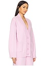 view 3 of 5 Carley Cardigan in Ballet Pink