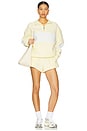 view 4 of 5 Asbury Sweatshirt in Pastel Yellow & White