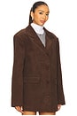 view 2 of 4 Hera Blazer in Slate Brown