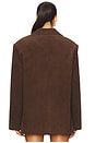 view 3 of 4 Hera Blazer in Slate Brown