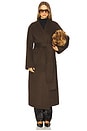 view 2 of 4 Mavis Wool Coat in Slate Brown