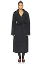 view 2 of 4 Lyli Wool Coat in Dark Charcoal