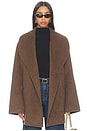 view 1 of 5 Dulcetta Wool Coat in Sable Brown