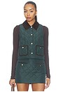 view 2 of 6 Aida Vest in Evergreen