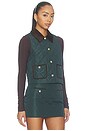 view 4 of 6 Aida Vest in Evergreen
