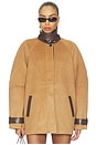 view 1 of 5 Yanna Coat in Heritage Tan