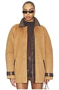 view 2 of 5 Yanna Coat in Heritage Tan