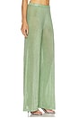 view 2 of 6 Sheldon Metallic Knit Pant in Sage