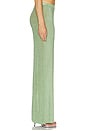 view 3 of 6 Sheldon Metallic Knit Pant in Sage