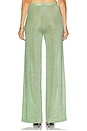 view 4 of 6 Sheldon Metallic Knit Pant in Sage
