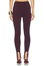 view 5 of 6 Kelsey Stirrup Legging in Bordeaux