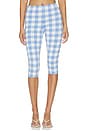 view 1 of 6 PANTALON DIONDRA in Coastal Blue Gingham
