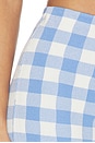 view 6 of 6 PANTALON DIONDRA in Coastal Blue Gingham