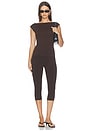 view 5 of 6 LEGGINGS CAPRI PETRA in Bosun Brown