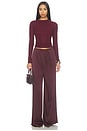 view 6 of 6 Camryn Pant in Bordeaux