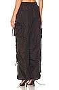 view 4 of 5 Alba Ruched Cargo Pant in Black