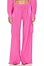 view 1 of 4 Daph Knit Cargo Pant in Malibu Pink