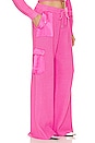view 2 of 4 Daph Knit Cargo Pant in Malibu Pink
