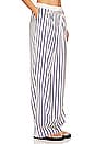 view 2 of 4 Dixon Pant in Navy & Ivory Stripe