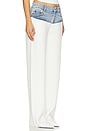 view 2 of 4 Chani Pant in White & Coastline