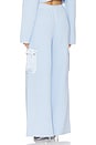 view 3 of 5 Daph Knit Cargo Pant in Ice Blue