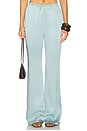 view 1 of 6 Viva Satin Pants in Frosted Sea
