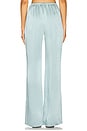 view 4 of 6 Viva Satin Pants in Frosted Sea
