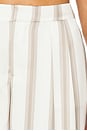 view 6 of 6 Marlowe Satin Pant in Sand & Eggshell