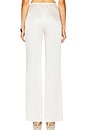 view 4 of 6 Viva Satin Pant in Eggshell