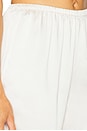 view 6 of 6 Viva Satin Pant in Eggshell