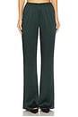 view 1 of 6 Viva Satin Pants in Evergreen