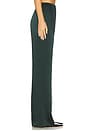 view 3 of 6 Viva Satin Pants in Evergreen