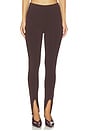 view 1 of 6 KELSEY スターラップレギンス in Slate Brown