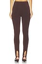view 4 of 6 KELSEY スターラップレギンス in Slate Brown
