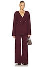 view 5 of 6 Juna Knit Pant in Pinot