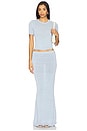 view 5 of 6 Kora Maxi Skirt in Ice Blue