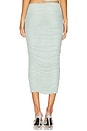 view 4 of 6 Pia Midi Skirt in Frosted Sea