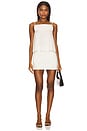 view 5 of 6 Lania Linen Skirt in Eggshell