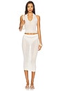 view 5 of 6 Soren Skirt in Porcelain