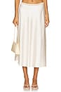 view 1 of 6 Tamsin Midi Skirt in Eggshell