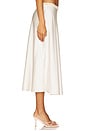 view 3 of 6 Tamsin Midi Skirt in Eggshell