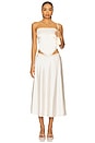 view 5 of 6 Tamsin Midi Skirt in Eggshell