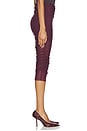view 3 of 6 FALDA MIDI MAJA in Merlot