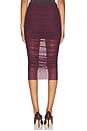 view 4 of 6 FALDA MIDI MAJA in Merlot