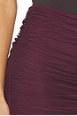 view 6 of 6 FALDA MIDI MAJA in Merlot