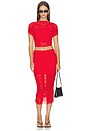 view 5 of 6 JUPE MAJA in Derby Red