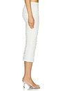view 3 of 6 Pia Mesh Midi Skirt in Eggshell